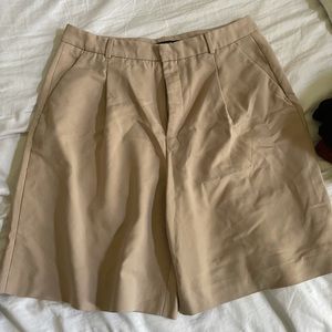 Tan Zara shorts - never worn